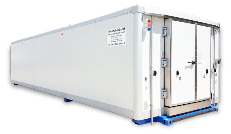 Kühlcontainer und Kühlzellen flexibel mieten von Thermobil
